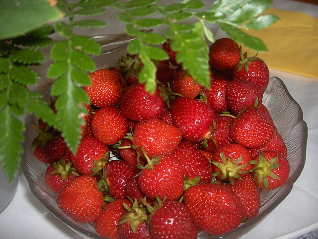 A delicious bowl of strawberries